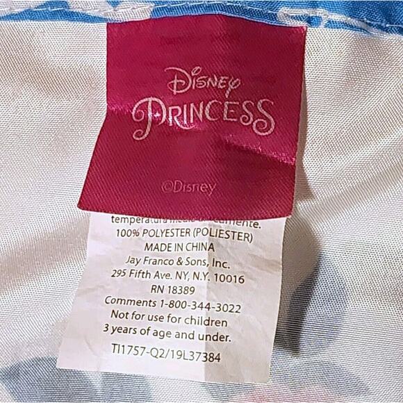 Disney Princess Sheet Set Twin Flat & Pillowcase Cinderella Jay Franco - Picture 6 of 7
